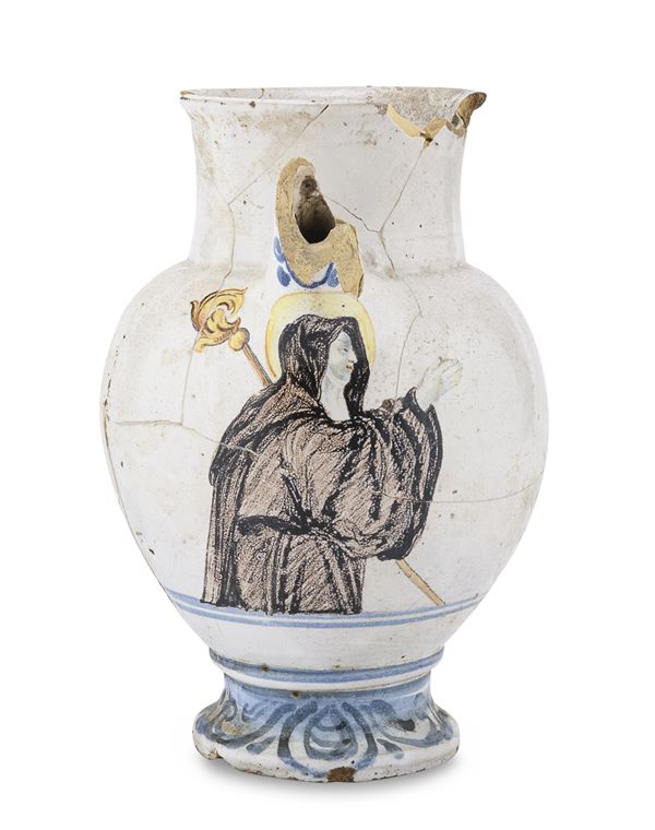 RESTI DI BROCCA IN MAIOLICA