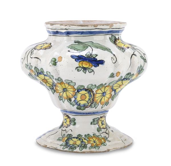 VASO IN MAIOLICA, BASSANO