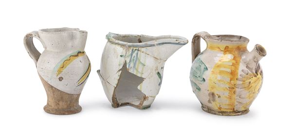 TRE BROCCHE IN CERAMICA, PUGLIE