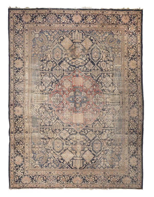TAPPETO KIRMAN, FINE XIX SECOLO