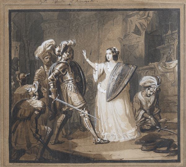 ACQUERELLO EGILDA DI TOMMASO LORENZONE