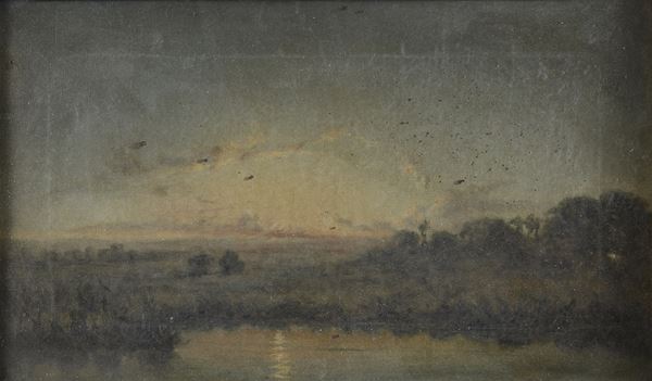 DIPINTO PAESAGGIO LAGUNARE