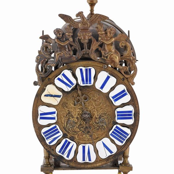 OROLOGIO DA PARETE A LANTERNA, FRANCIA XVIII SECOLO