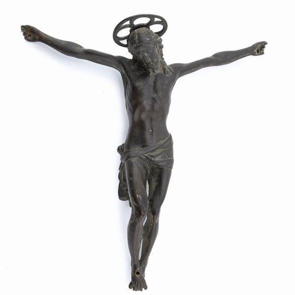 SCULTURA DI CRISTO IN BRONZO, XVIII SECOLO