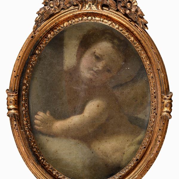 DIPINTO PUTTO DI PITTORE NAPOLETANO