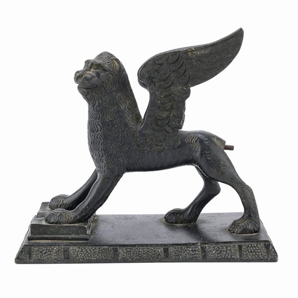 SCULTURA DI CHIMERA IN BRONZO, XVIII SECOLO