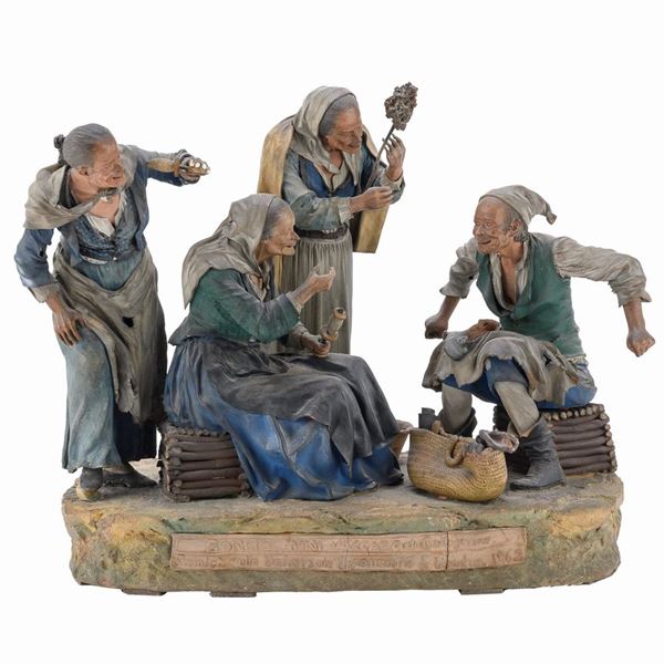 TERRACOTTA LA FAMIGLIA DEL CIBATTINO DI BONGIOVANNI VACCARO