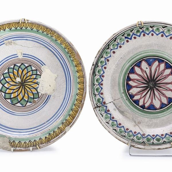 DUE PIATTI IN CERAMICA, PUGLIE
