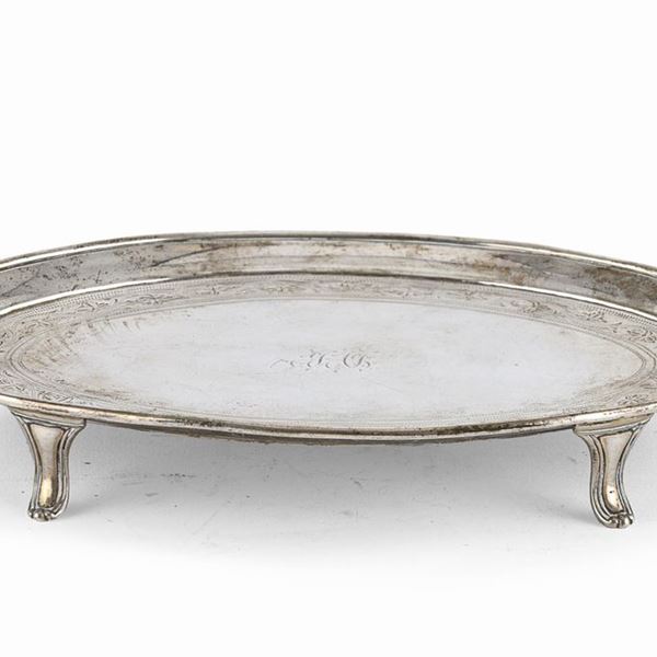 PICCOLO PRESENTOIR IN ARGENTO, LONDRA 1831