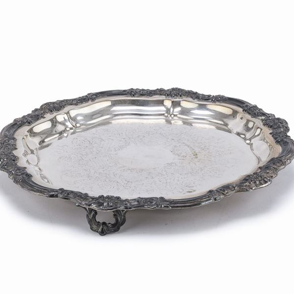 SALVER IN SILVERPLATED, TAUNTON STATI UNITI