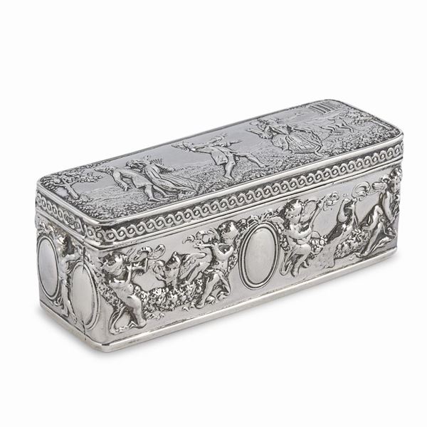 TABACCHIERA IN ARGENTO, OLANDA XIX SECOLO