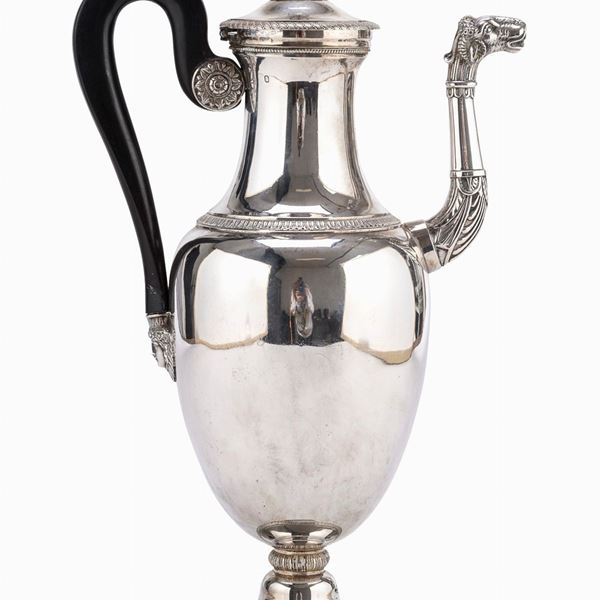 CAFFETTIERA IN ARGENTO, PARIGI NAUDIN 1810 ca.