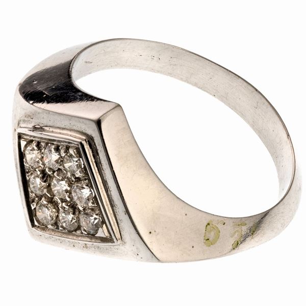 ANELLO  CON BRILLANTI