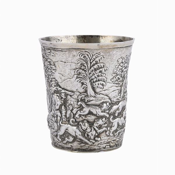 BICCHIERINO IN ARGENTO, OLANDA XIX SECOLO