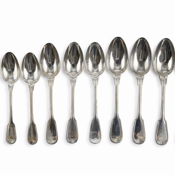 SET DI POSATE IN SILVERPLATED, CHRISTOFLE 1970 ca.