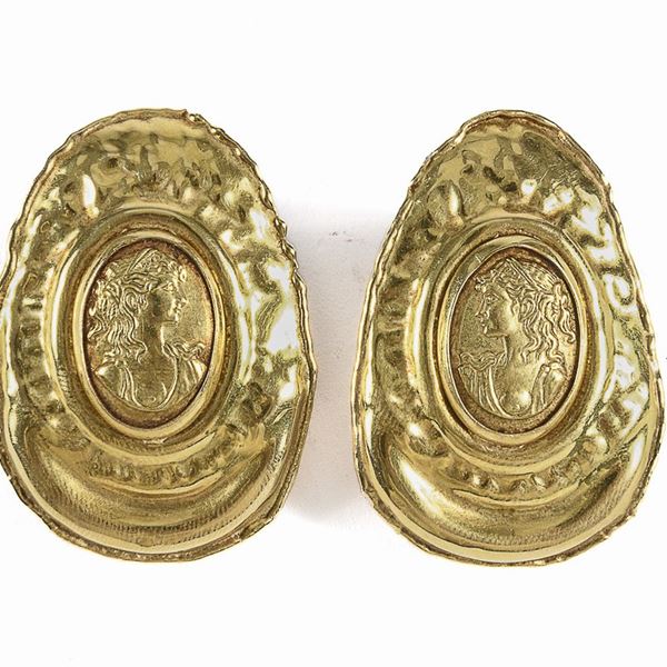 COPPIA DI ORECCHINI IN ORO GIALLO