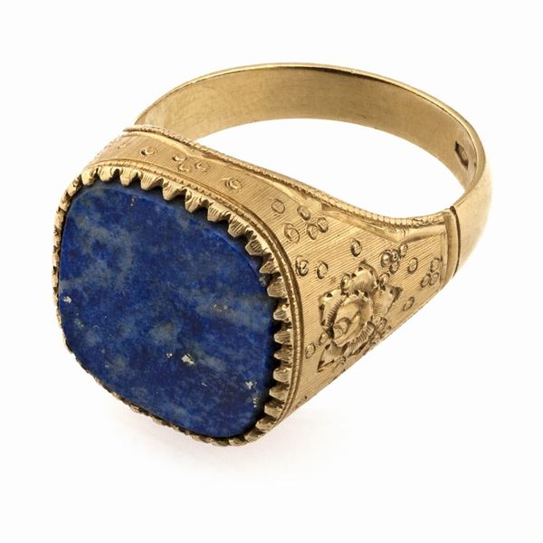 ANELLO CON LAPISLAZZULO