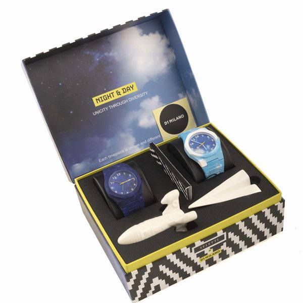 DUE OROLOGI NIGHT & DAY D1, SELETTI MILANO