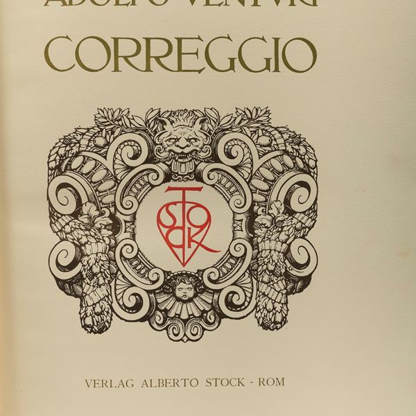 VOLUME D'ARTE CORREGGIO IN FOLIO