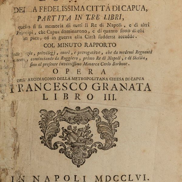 TRE VOLUMI NAPOLI E CAPUA