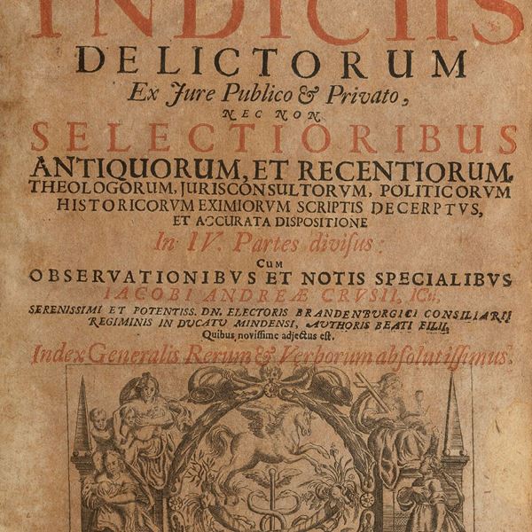 CINQUE VOLUMI GIURISPRUDENZA ANTICA