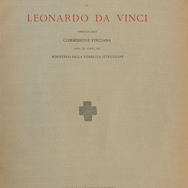 CARTELLA DISEGNI DI LEONARDO DA VINCI