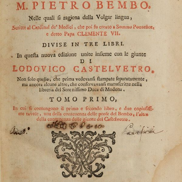 QUATTRO VOLUMI LETTERATURA VARIA ANTICA