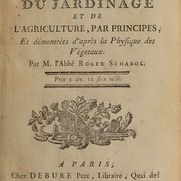 TRE VOLUMI ANTICHI AGRICOLTURA E GIARDINAGGIO
