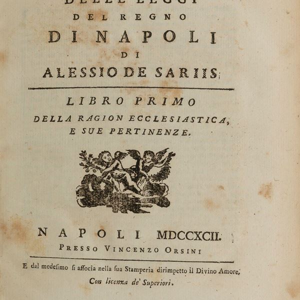 NOVE VOLUMI CODICI DEL REGNO DI NAPOLI