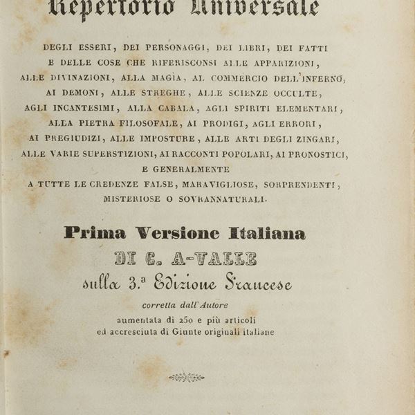 DUE VOLUMI DIZIONARIO INFERNALE