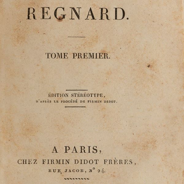 QUATTRO VOLUMI OPERE DI REGNARD