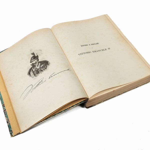 UN VOLUME VITTORIO EMANUELE II