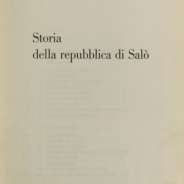 SEI VOLUMI STORIA DEL FASCISMO