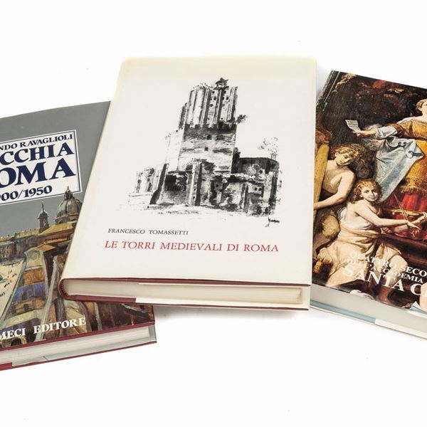 TRE VOLUMI D'ARTE ROMA