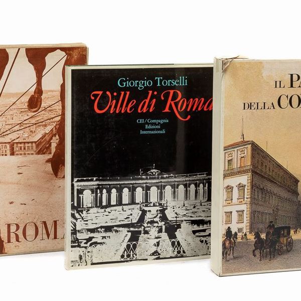 TRE VOLUMI D'ARTE ROMA