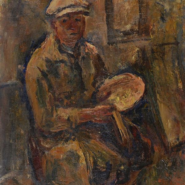 DIPINTO AUTORITRATTO DI LUIGI MONTANARINI