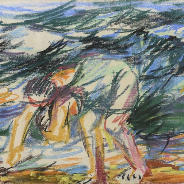 PASTELLO DI ALDO NATILI, 1960