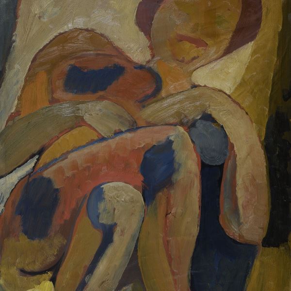DIPINTO DONNA DI LUIGI MONTANARINI, 1949