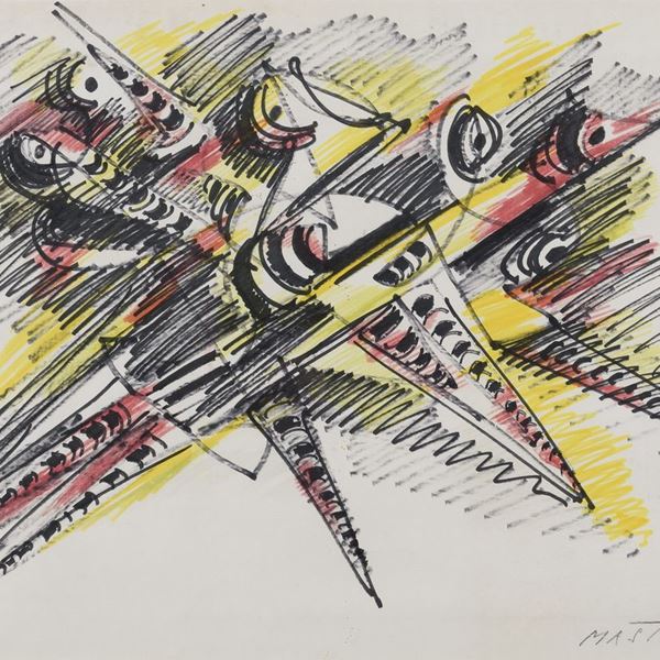 DISEGNO DI UMBERTO MASTROIANNI