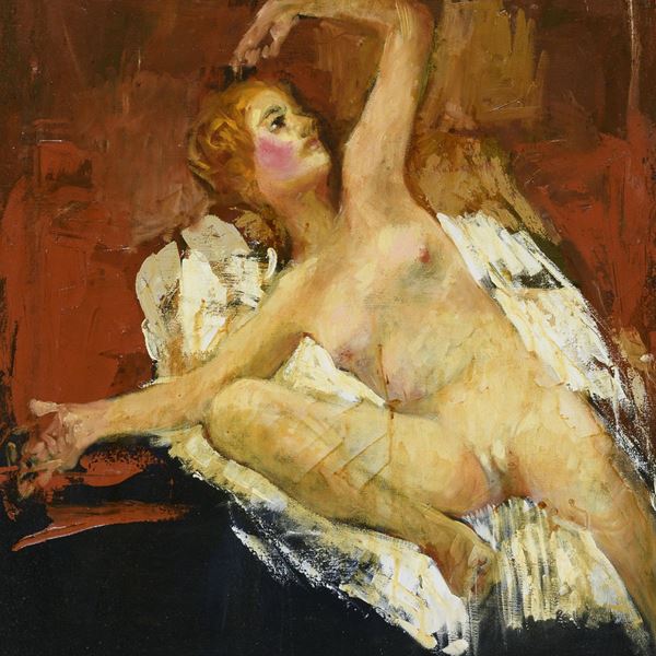 DIPINTO NUDO DI ALESSANDRO KOKOCINSKI