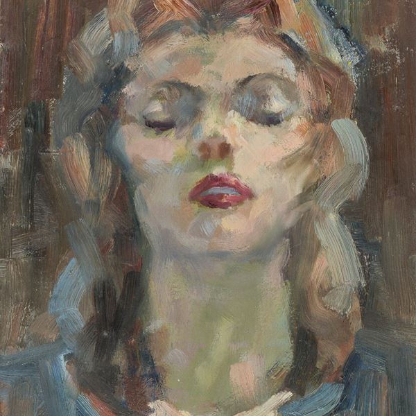 DIPINTO DONNA DI GIUSEPPE FOGLIA