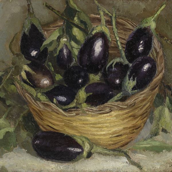 DIPINTO NATURA MORTA DI CARLO SIVIERO, 1950