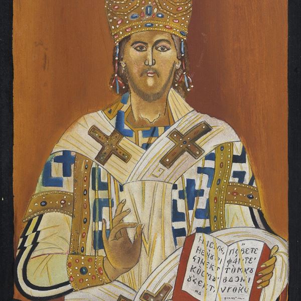 DIPINTO IL PAPA DI MAURIZIO ARCHILLETTI
