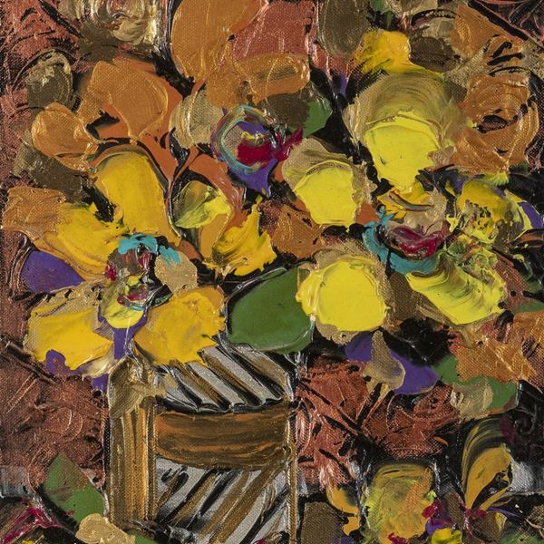 DIPINTO NATURA MORTA DI NELU PASCU, 2002