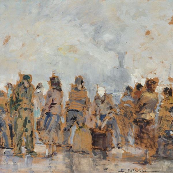 DIPINTO PASSANTI DI FRANCO COLELLA