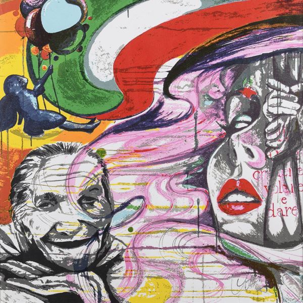 SERIGRAFIA A COLORI DI CARLITO T
