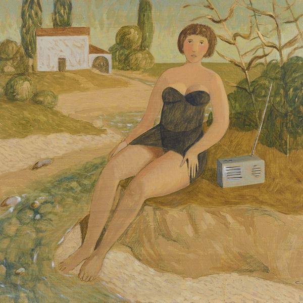 DIPINTO SIGNORINA DI ALBERTO GALLERATI