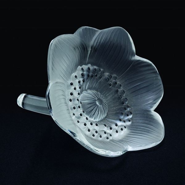 SCULTURA DI ANEMONE, LALIQUE FRANCE