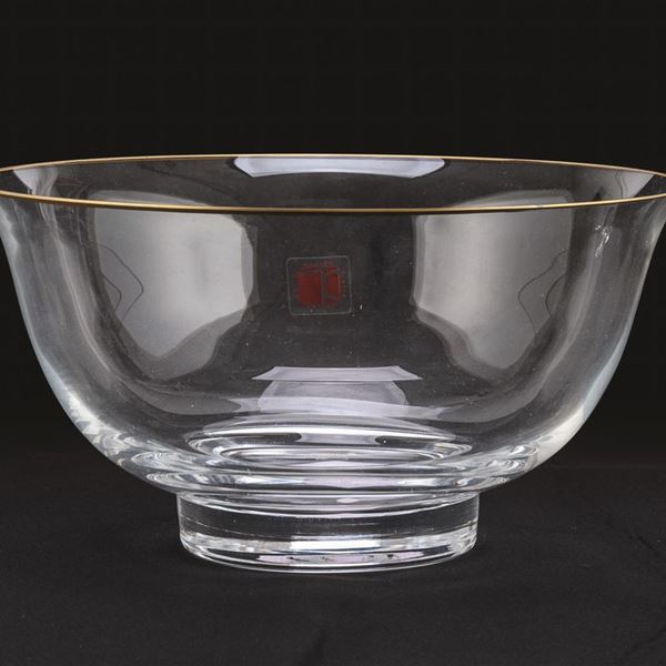 CENTROTAVOLA IN VETRO CARLO MORETTI MURANO, ANNI '90