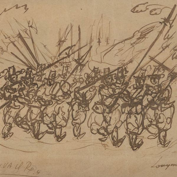 DISEGNO DI LEO LONGANESI, 1945